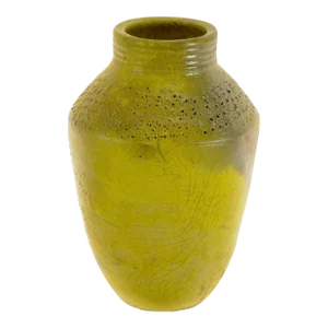 Chartreuse Green Studio Art Vase