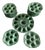 No. 9689 Majolica Oyster & Seafood Service from Sarreguemines, France, 1930s, Set of 13 For Sale