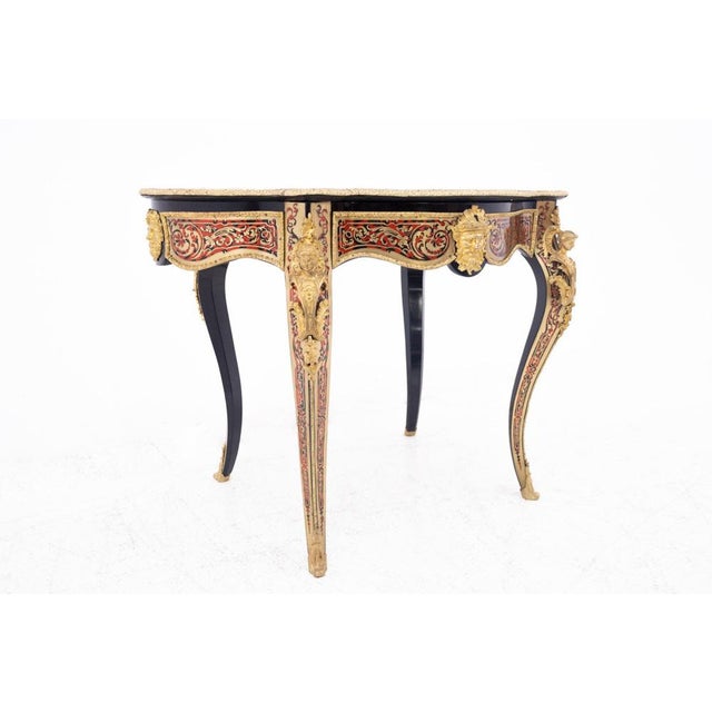 Mid-19th Century Boulle Table, France For Sale - Image 4 of 17