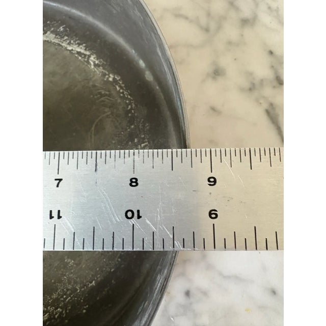 Copper Vintage Copper Saucepan With Lid For Sale - Image 8 of 8