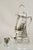 Antique Rogers Smith & Co Silver Plated Victorian Tilting Lemonade Water Pitcher w/ Stand. Item features floral repousse...