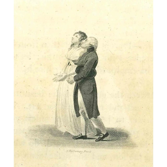 Daily life scene is an original artwork realized by Thomas Holloway for Johann Caspar Lavater's "Essays on Physiognomy,...