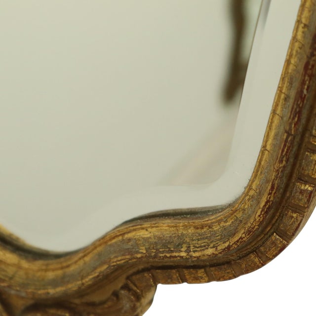 Mid-Century Gold Leaf Mirror from Deknudt, 1950s For Sale - Image 15 of 17