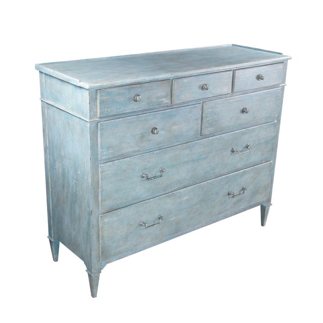 Vintage Woodbridge Furniture Marseille Dressing Chest, Attributed. This ample storage chest has a rectangular top resting...