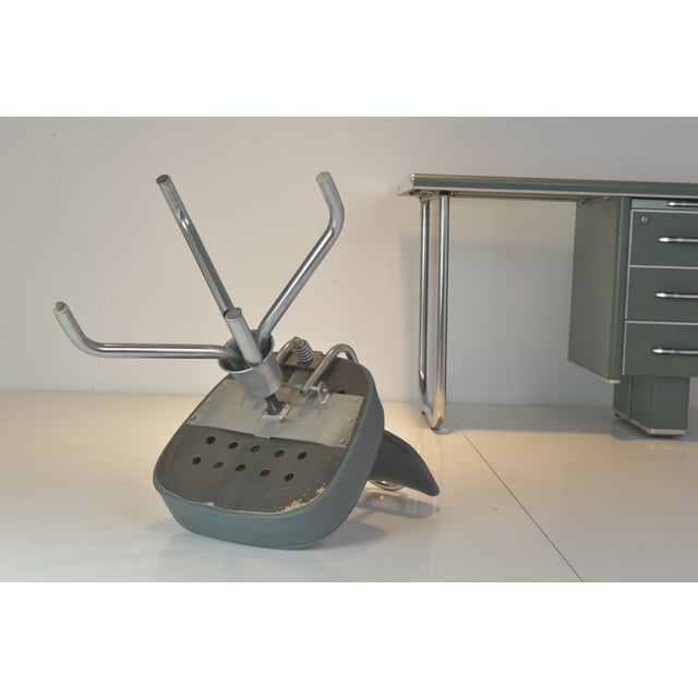 Steeltube Desk with Desk Chair from Nori, France, 1958, Set of 2 For Sale - Image 15 of 18