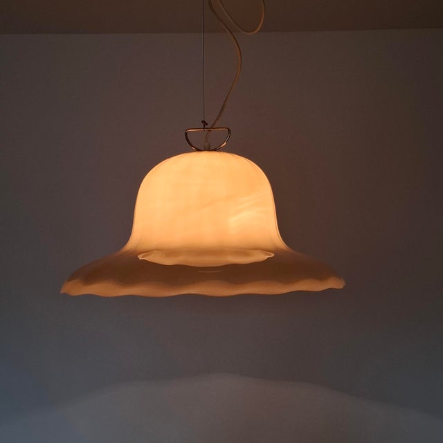 Metal Pendant Lamp in Murano Glass from Kalmar Franken KG, Austria, 1960s For Sale - Image 7 of 18