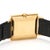 Art Deco Vintage Omega N6607 18k Gold Square Manual Black Dial Florentine Watch For Sale - Image 3 of 7
