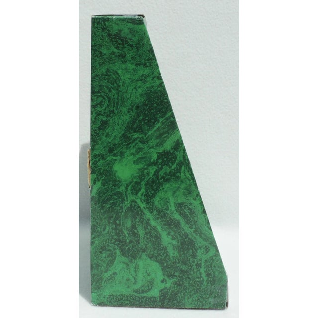 Large Decorative Metal Tin Snowman Christmas Stocking Holder For Sale In West Palm - Image 6 of 8