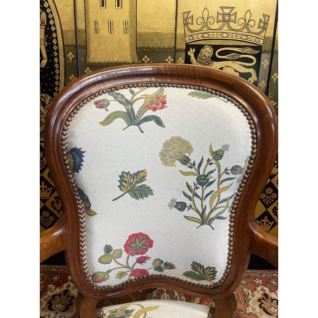 Louis Philippe Armchair, 19th Century For Sale - Image 3 of 7
