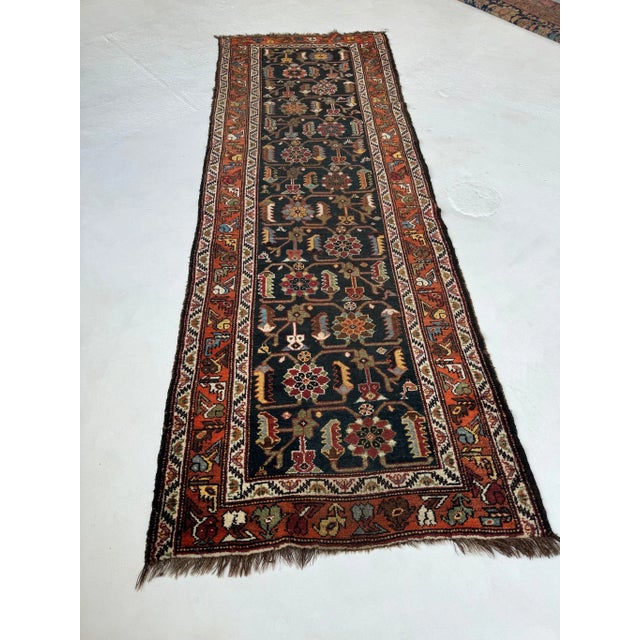 1930s Northwest Persian Runner - 3.6 x 9.10 For Sale - Image 10 of 10