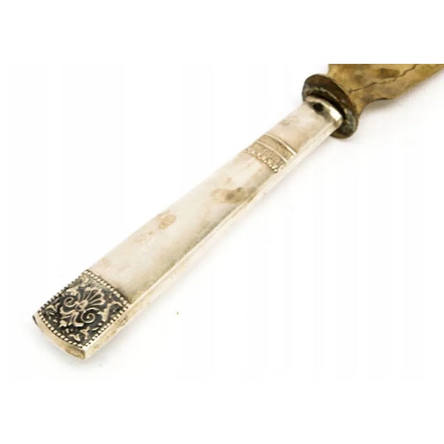 Postmodern Silver Cake Knife, Poland, 1960s For Sale - Image 3 of 4