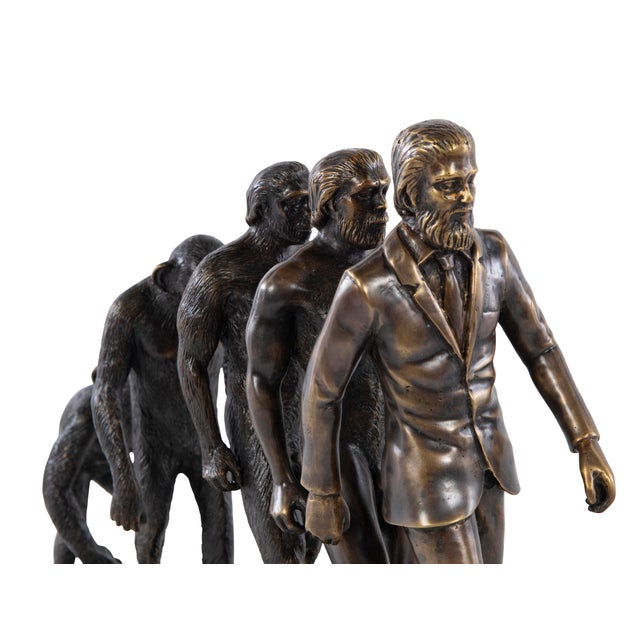 Traditional Maitland-Smith Evolution Sculpture For Sale - Image 3 of 6