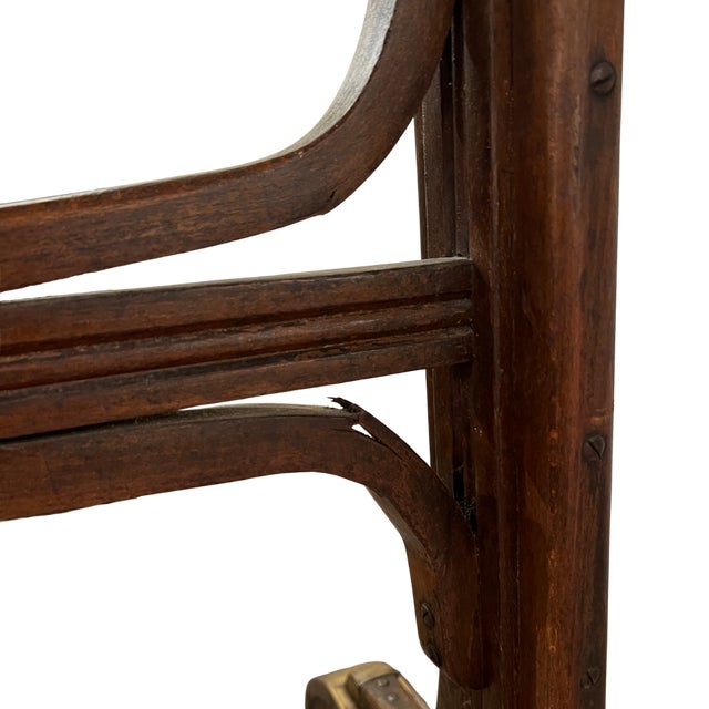 1940s 1940’s French Thonet Style Bentwood Bistro Table For Sale - Image 5 of 7