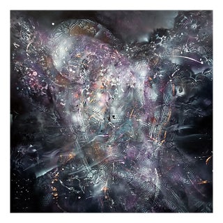 Ovidiu Kloska, The Angel of Quantum Radiance, 1977, Canvas For Sale