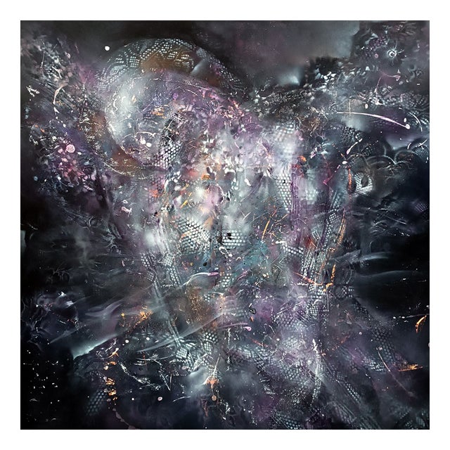 Ovidiu Kloska, The Angel of Quantum Radiance, 1977, Canvas For Sale