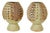 Mid-Century Brutalist Ceramic Lamps by Bernard Rooke, 1930s, Set of 2 For Sale
