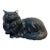 Black Ceramic Cat Statue For Sale