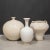 ABOUT Farmhouse old world style hand thrown white milk ceramic vase. Beautiful displayed in groupings of many shapes and...