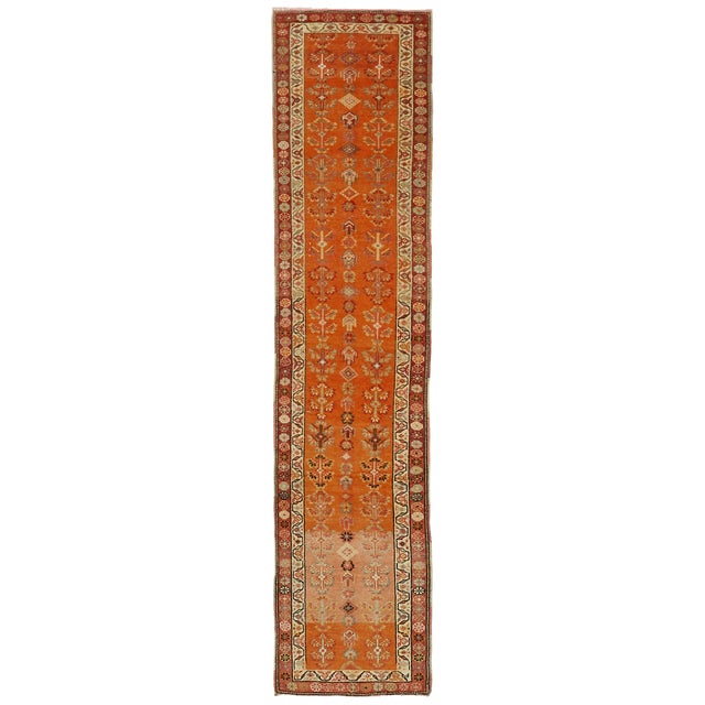 Vintage Handmade Runner Rug For Sale