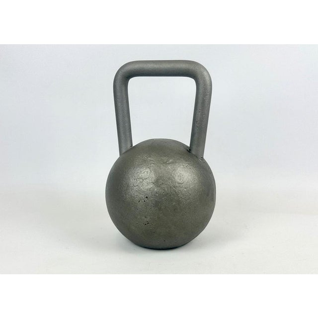 Antique German Cast Iron Kettlebell, 1930s For Sale - Image 6 of 8