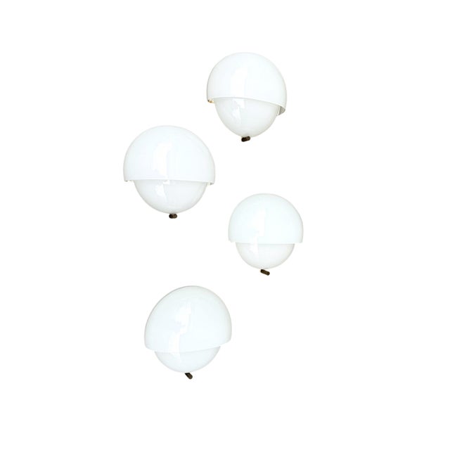 Artemide Mania Wall Lamps by Vico Magistretti for Artemide, 1963, Set of 4 For Sale - Image 4 of 15