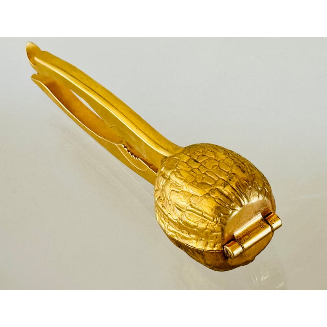 Metal 70’s West Germany Brass Finish Nuckcracker For Sale - Image 7 of 11