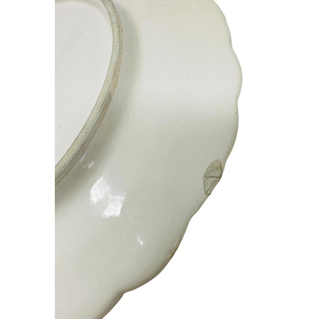 1980s Rare Shafford "Fruit Du Jour" Majolica-Style Hand-Painted Ceramic Plates - Set of 9 For Sale - Image 13 of 18