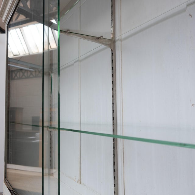 Antique Early 20th Century Pastry Shop Display Case with Sliding Doors For Sale - Image 6 of 12