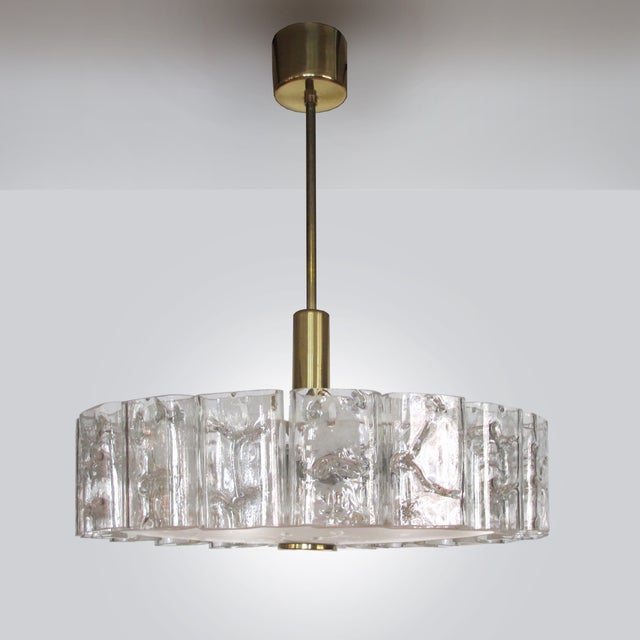 Doria Leuchten Germany Murano Chandelier Chairish