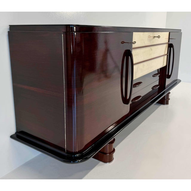 1940s Italian Art Deco Sideboard by Osvaldo Borsani, 1940s For Sale - Image 5 of 18