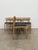 Mid-Century Modern Set of 6 Beech Dining Chairs by Andreu World For Sale - Image 3 of 10