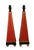 Pair 67" Painted Wood Hollywood Regency Obelisks With Gilt Detailing, C. 1960s For Sale In Los Angeles - Image 6 of 6