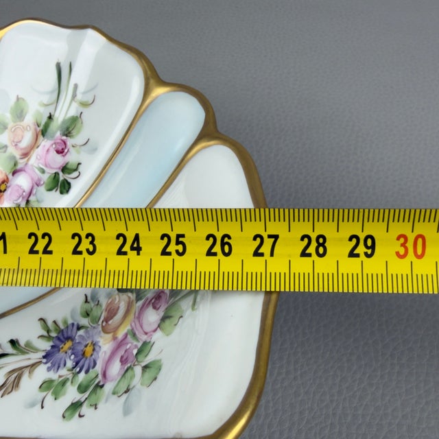 Vintage Limoges Porcelain Centerpiece, 1960 For Sale - Image 10 of 12