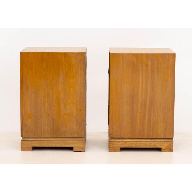 Pair of James Mont Style Mahogany Nightstands For Sale In New York - Image 6 of 8