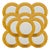 1930 Gold-Encrusted Czechoslovakian Dinner Plates by Rudolf Kämpf - Set of 12 For Sale