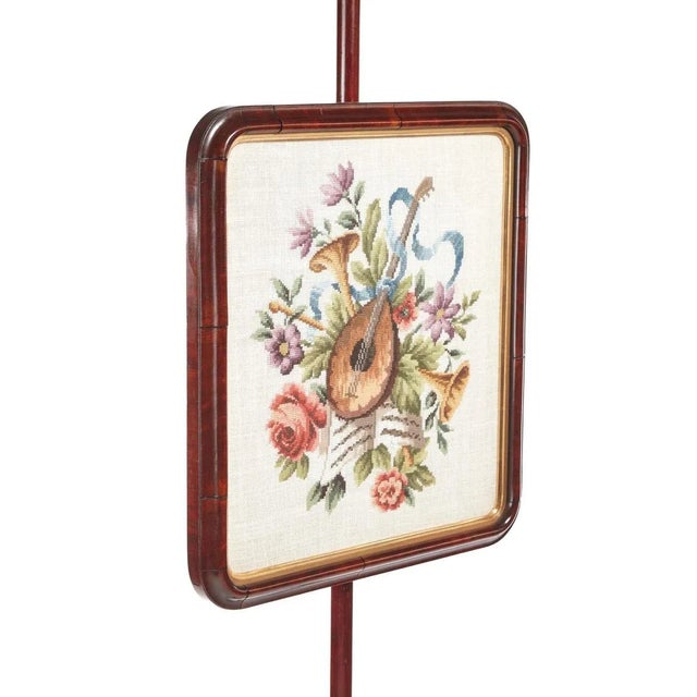 Victorian Mahogany Pole Screen For Sale - Image 8 of 11