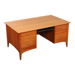 Modern Shaker Style Solid Cherry Executive Writing Desk