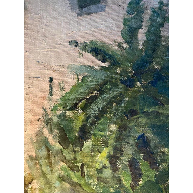 Gustave Francois, Villa, Oil on Canvas, 1917 For Sale - Image 6 of 9