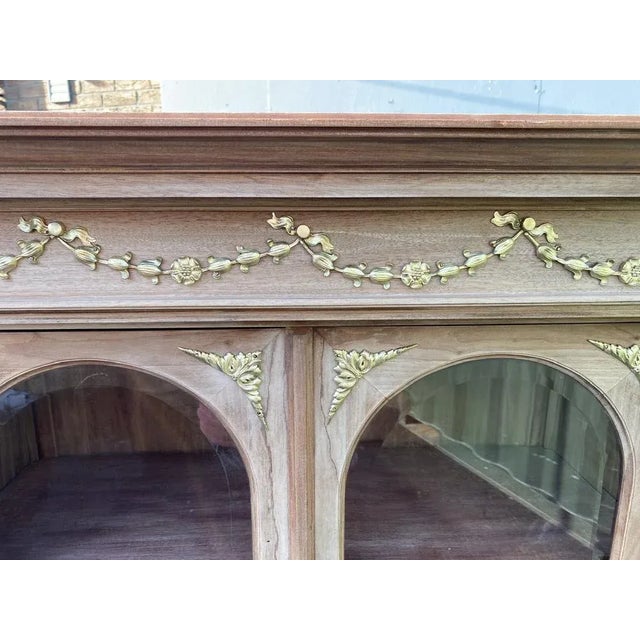 Empire French Bleached Display Cabinet, 1920s For Sale - Image 11 of 13