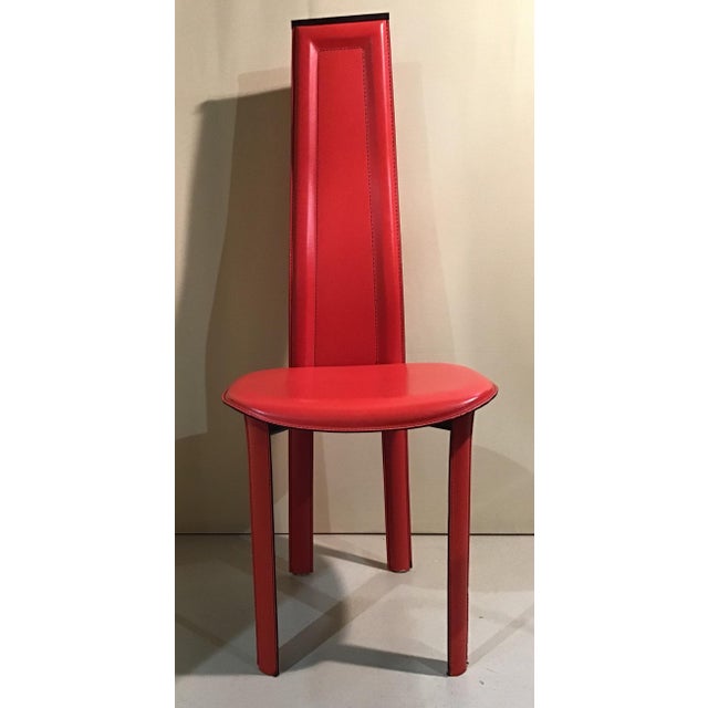 Alice Chairs attributed to Giorgio Cattelan for Cattelan, Italy, 1980s, Set of 4 For Sale - Image 4 of 12