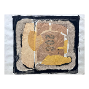 1958 Mixed Media Abstract Collage "#3"