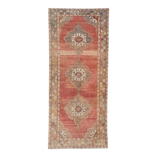 Turkish Vintage Rug 4'9" x 11'2" #21399 For Sale