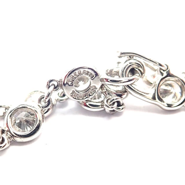 Tiffany & Co. Peretti Platinum Diamonds by the Yard Necklace For Sale - Image 10 of 17