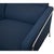 3303 Three-Seater Airport Sofa in Blue Fabric by Arne Jacobsen, 1980s For Sale - Image 9 of 18
