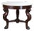 Empire Mahogany Pedestal Table with Lion Heads For Sale