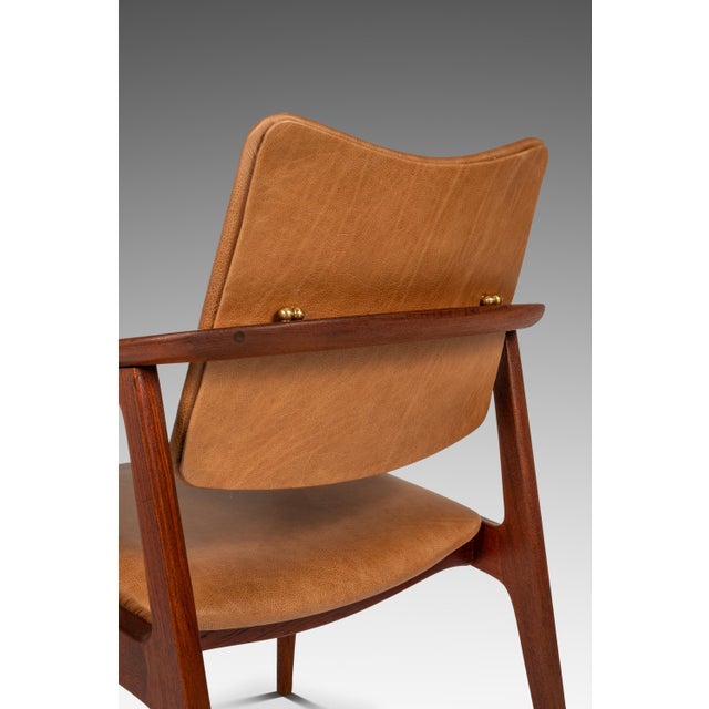 Set of Two ( 2 ) Model 132 Accent Chairs by Sigvard Bernadotte for France & Son France & Daverkosen Sold by John Stuart, Denmark, C. 1953 For Sale - Image 15 of 18