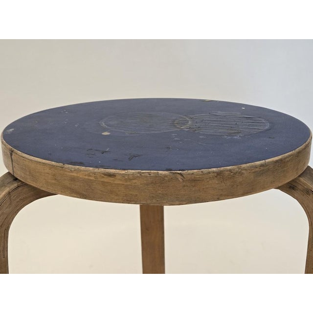 Wood Vintage Stools by Alvar Aalto for Artek, 1950s, Set of 2 For Sale - Image 7 of 15