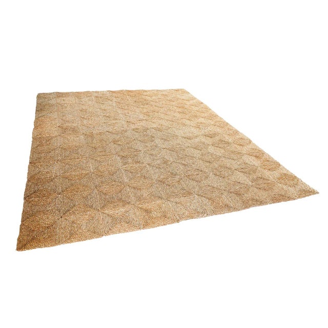 Textile Rush House for Chairish Original Seagrass Rug, 9' x 12' For Sale - Image 7 of 9
