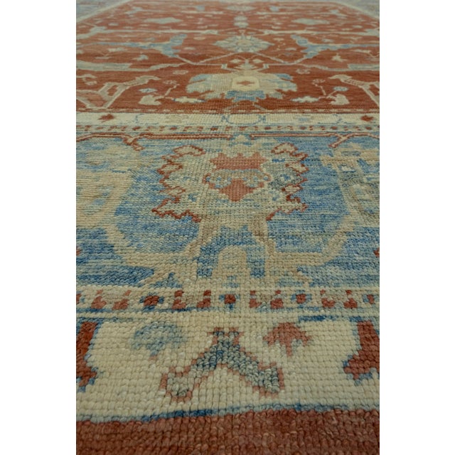 Turkish Oushak Rug 10'1" x 13'8" #18623 For Sale In Houston - Image 6 of 8