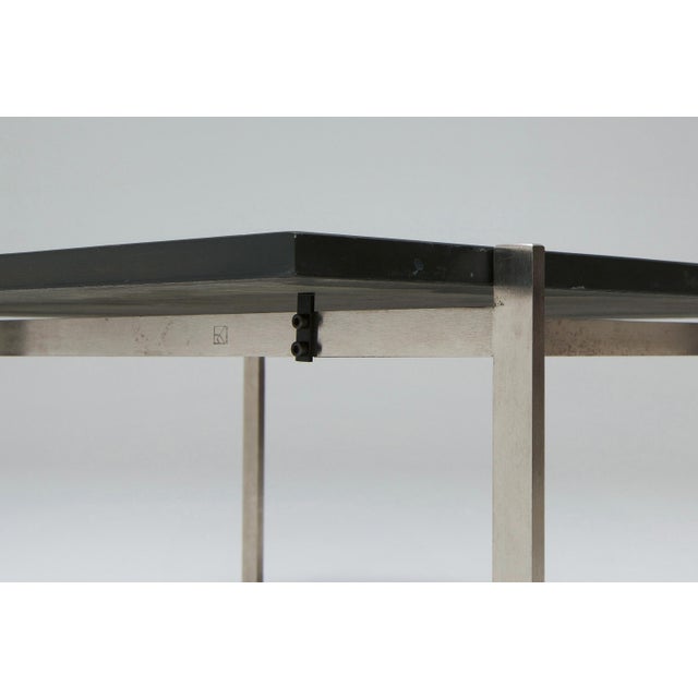 Gray PK61 Coffee Table by Poul Kjærholm for E. Kold Christensen, 1960s For Sale - Image 8 of 9